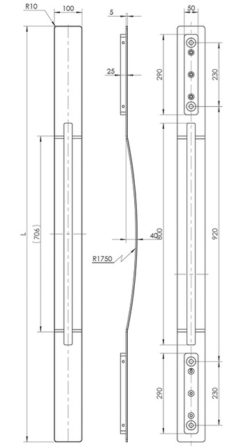 euroa Pull handle HQ W
