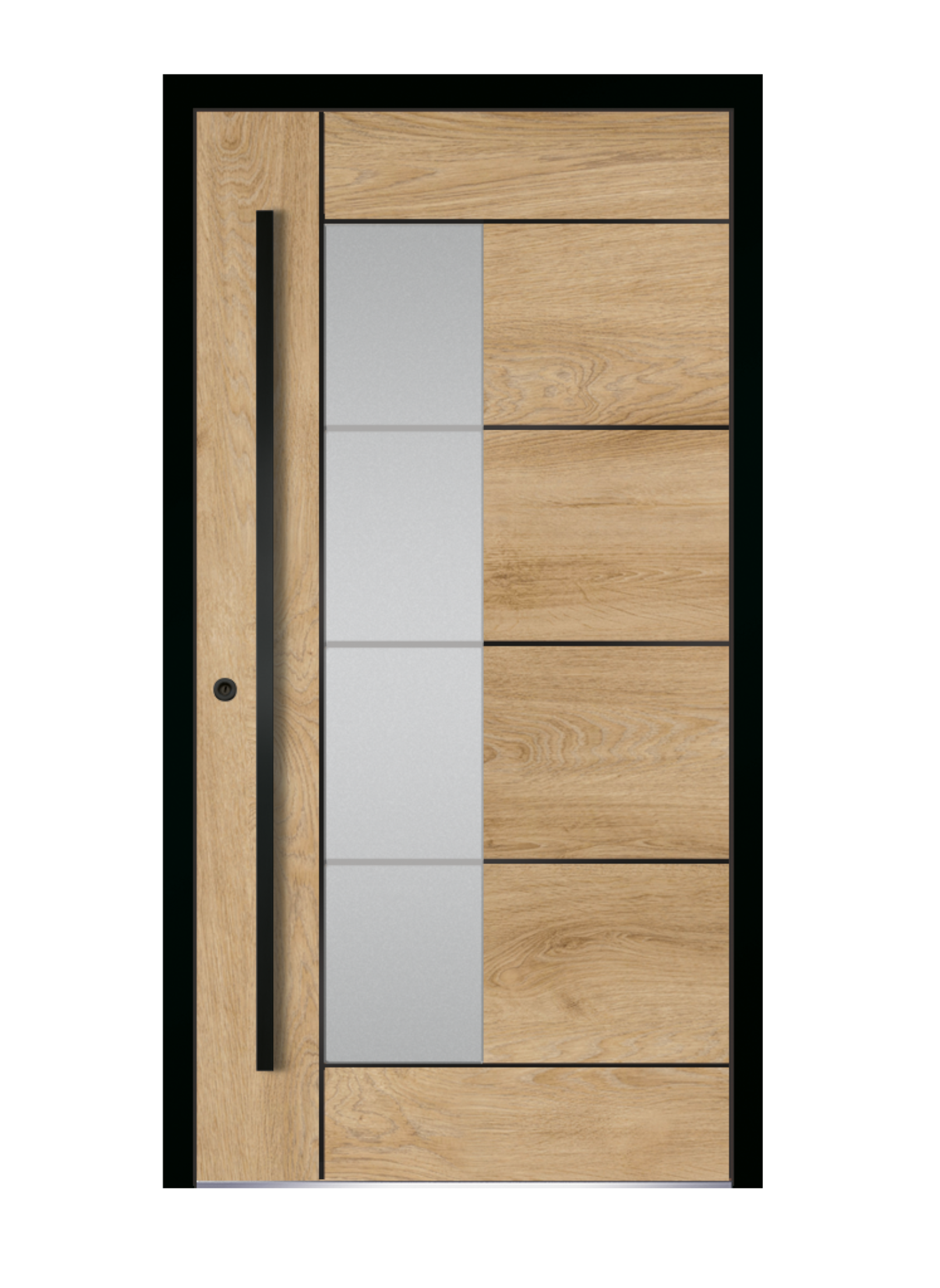 drzwi zewnętrzne euroa seria black design BD 04