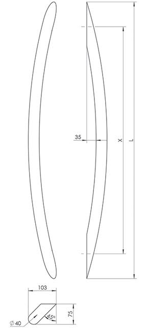 euroa Pull handle OS