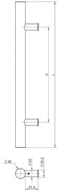 euroa Pull handle10-fi40
